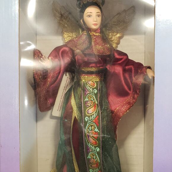 Della Reese's Doll Angel Glory Collection Zhin Gui Asian American 8101 NRFB - Picture 4 of 13